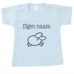 kort shirt blauw eigennaam8